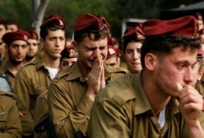 Ilustrasi tentara Israel alami traumatis di Gaza. [Instagram]